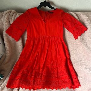 Madewell red sundress